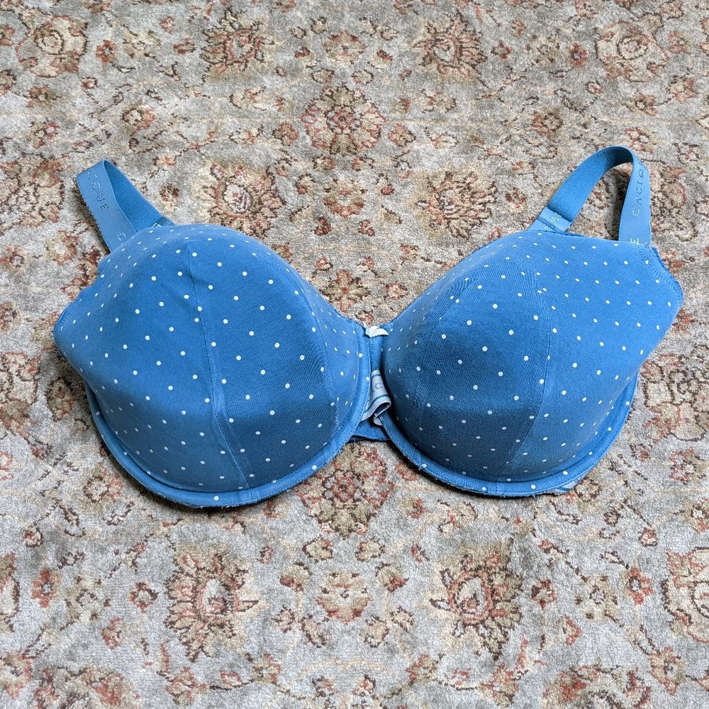Dotted Lightly Lined Full Coverage Bra